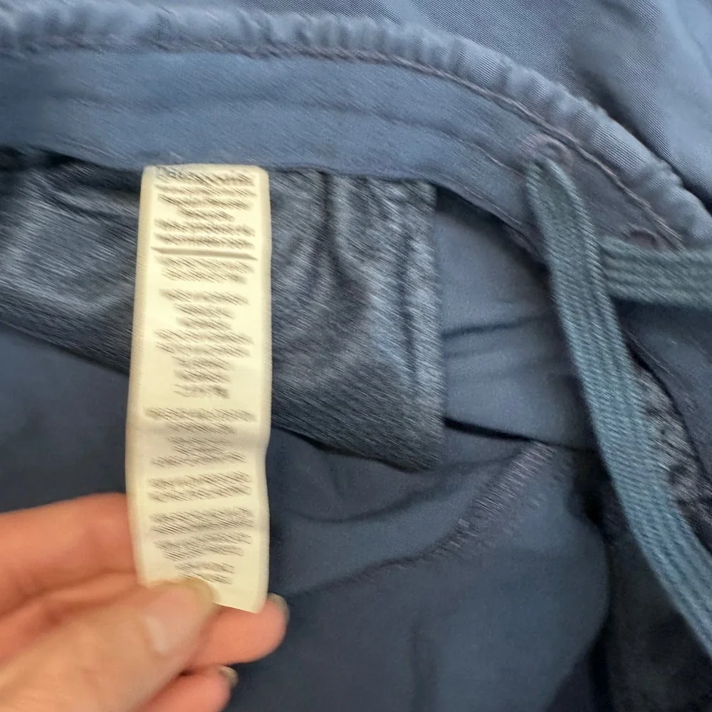Patagonia Baggies Shorts Navy Blue Recycled Nylon Mens Small 5 inch Inseam